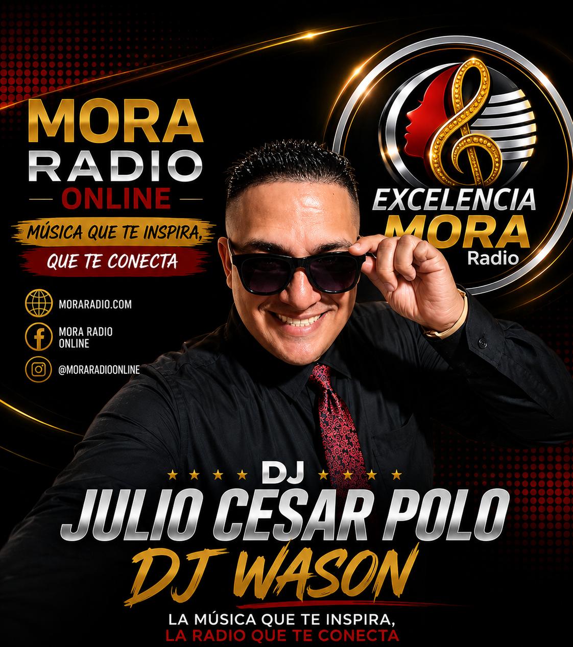 DJ Wason Julio César Polo equipo de Mora Radio Online